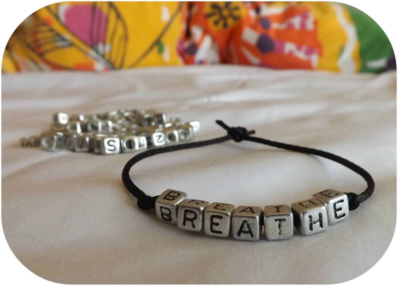 Easy DIY How To Make a Phrase Bracelet taken by surprise