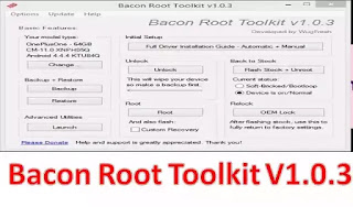 Bacon Root Toolkit V1.0.3 Tools 2019 Fast Update By AndroidGSM