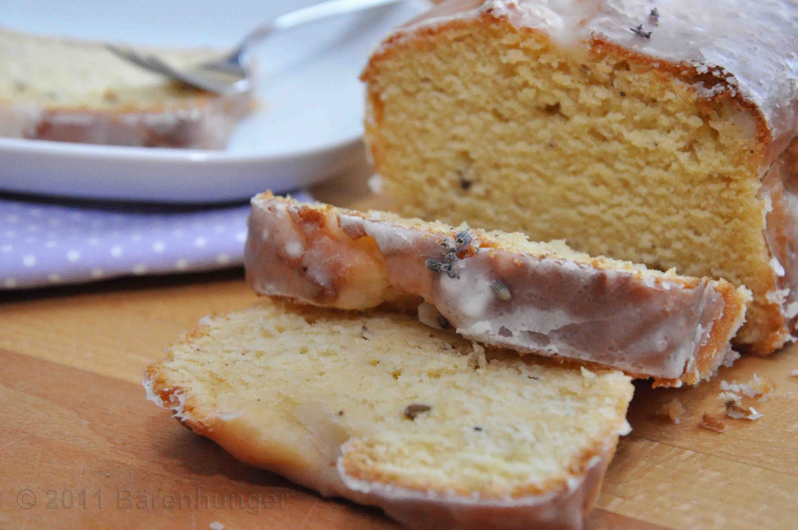 Bärenhunger: Lavendel Zitronen Kuchen