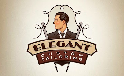 Elegant Custom Tailor Logo