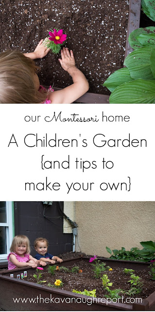 A look at our children's garden and some practical tips to make this a success with your child