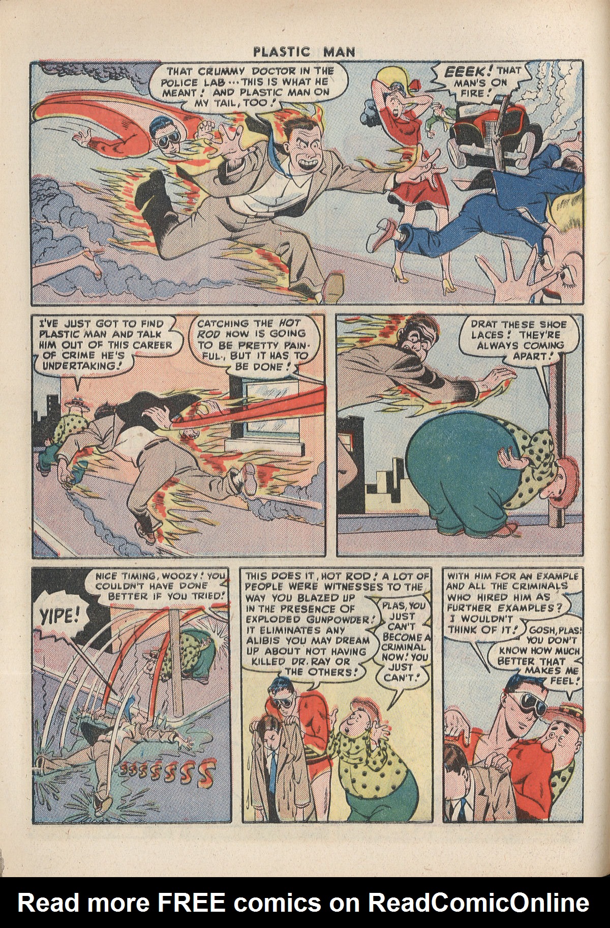 Read online Plastic Man (1943) comic -  Issue #8 - 14