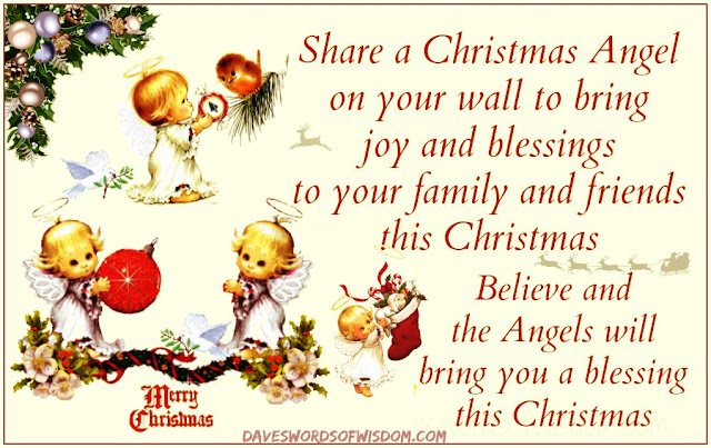 Daveswordsofwisdom.com: Christmas Angels.
