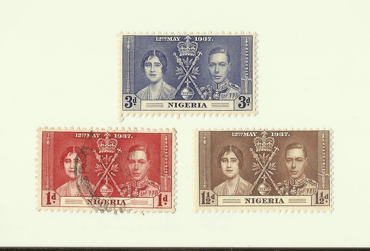 mizan matawang dan setem: Old Stamps Of British Nigeria ( Africa - Once ...