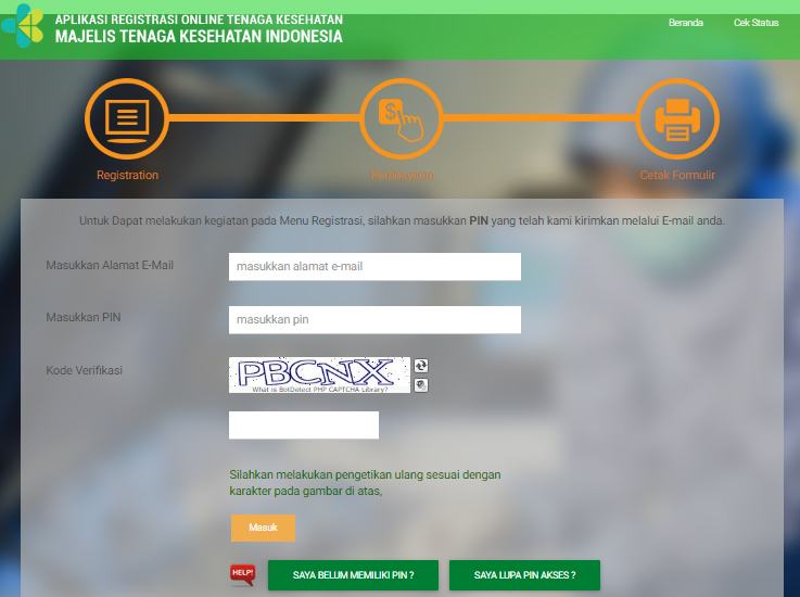 Panduan Cara Daftar / Pendaftaran Str Online Terbaru Tenaga Kesehatan