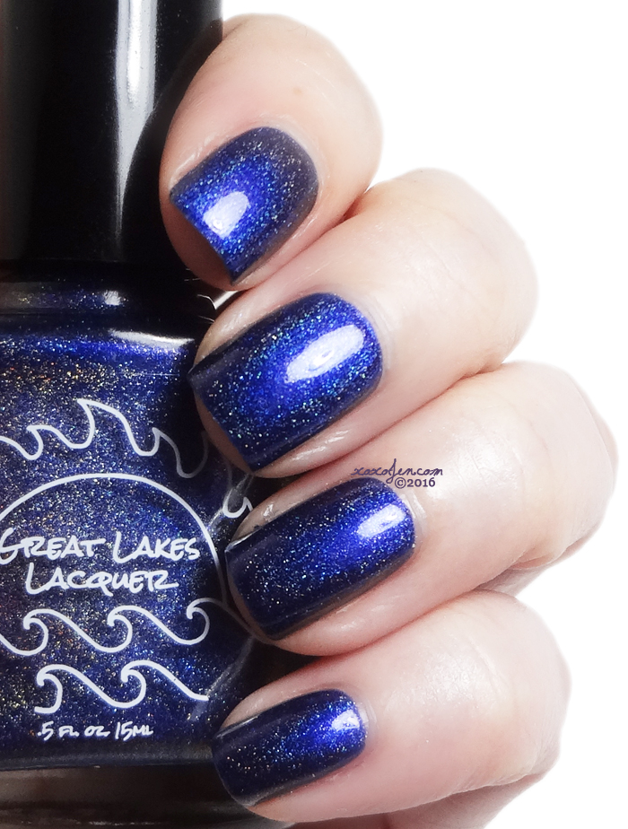 xoxoJen's swatch of Great Lakes Lacquer Blue Skies From Pain