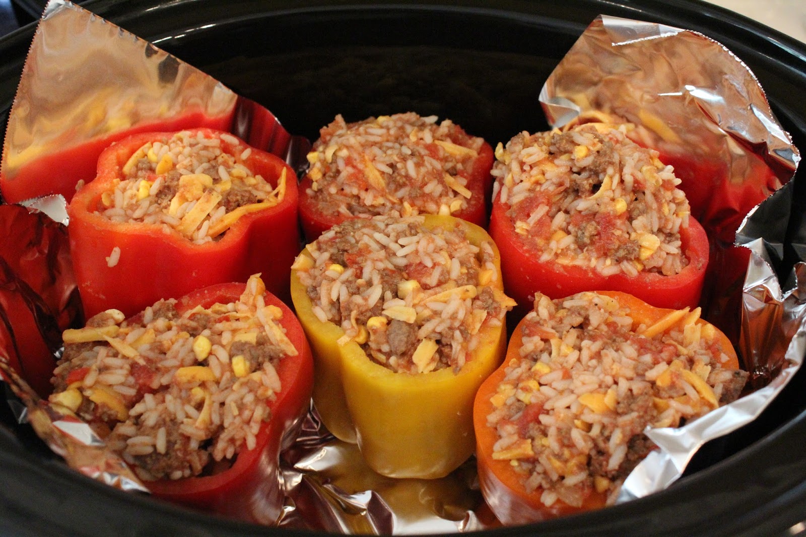 Building Our Hive Fall Stuffed Peppers
