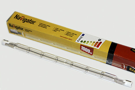 Галогенная лампочка с цоколем типа r7s