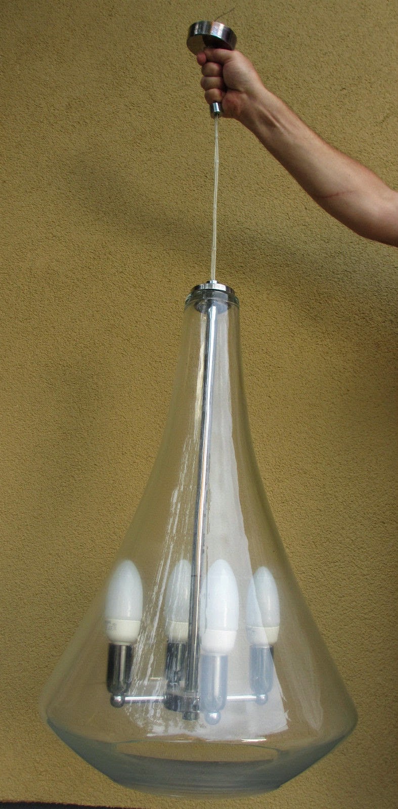 AREA Diseño & Vintage LAMPARA COLGANTE DE CRISTAL XXL. DISEÑO.RETRO