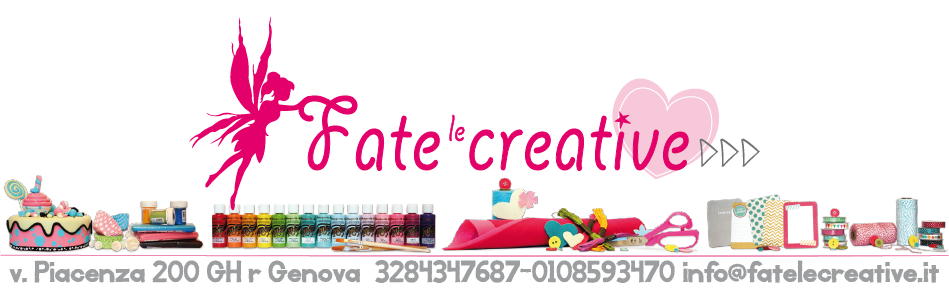 Fate le creative Genova Scrapbooking Planner Perline Decoupage Pasta zucchero Feltro Cucito Fimo