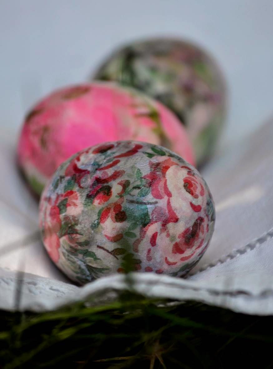 Beautiful Girlhood How to Make Decoupage Eggs