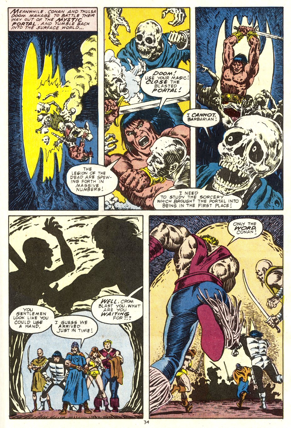 Read online Conan the Barbarian (1970) comic -  Issue # Annual 12 - 35