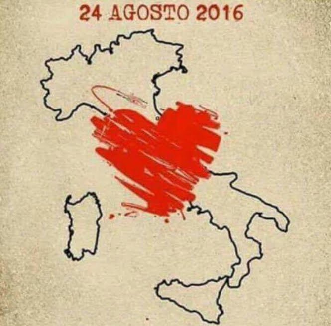 INGV ricorda l'anniversario del Terremoto di Amatrice.