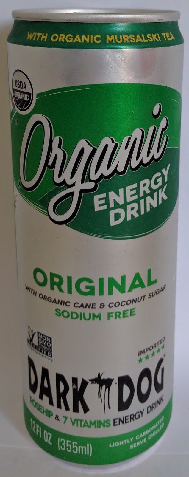 Caffeine King Dark Dog Organic Original Energy Drink Review