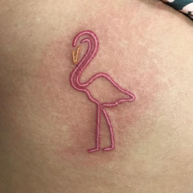 Tatuagens de flamingo para as mulheres Tatuagens de flamingo para as mulheres