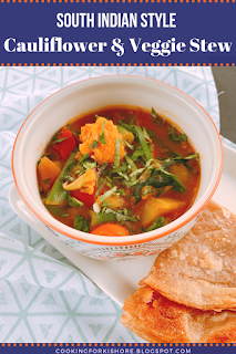South Indian Style Cauliflower & Veggie Stew