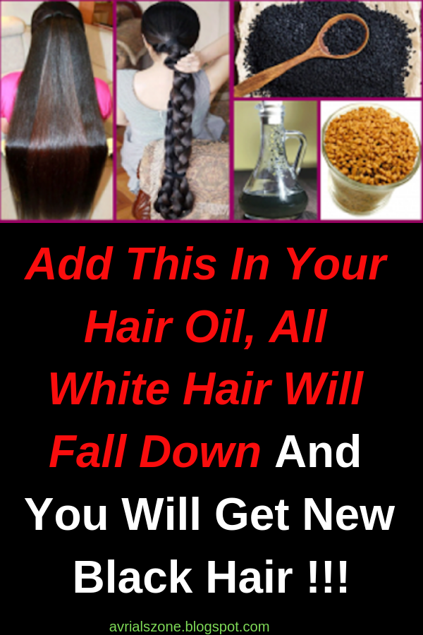 Healthy Beauty And Diet Add This In Your Hair Oil All White Hair