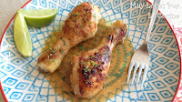 Pollo al Horno con Salsa de Lima, Miel y Soja