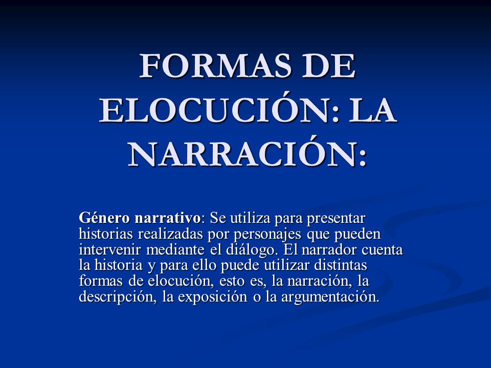 FIGURAS LITERARIAS TIPOS DE ELOCUCIÓN