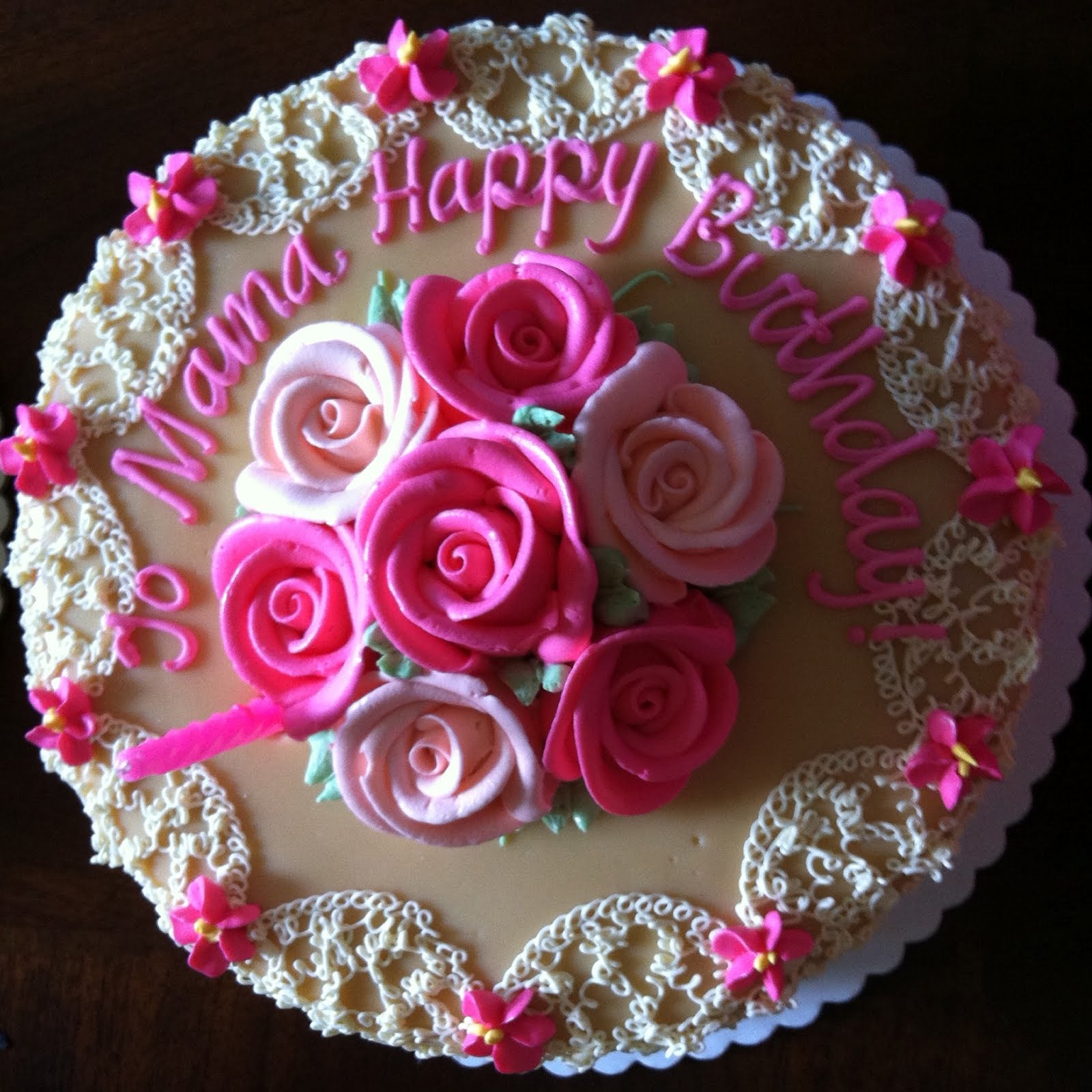 Random Thoughts: My Belated Birthday Cake