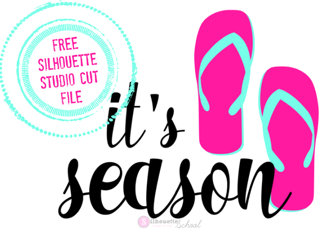 Free Silhouette Studio Flip Flop Design File Silhouette School