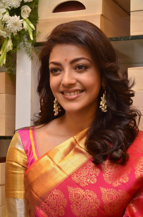 Kajal Aggarwal Stills At Trisha Designer Store Launch In Banjara Hills