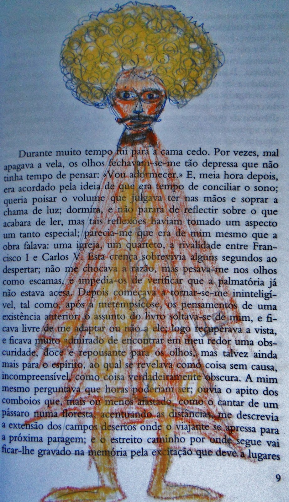  Desenhos Em P ginas Do Livro De Marcel Proust Em Busca Do Tempo 