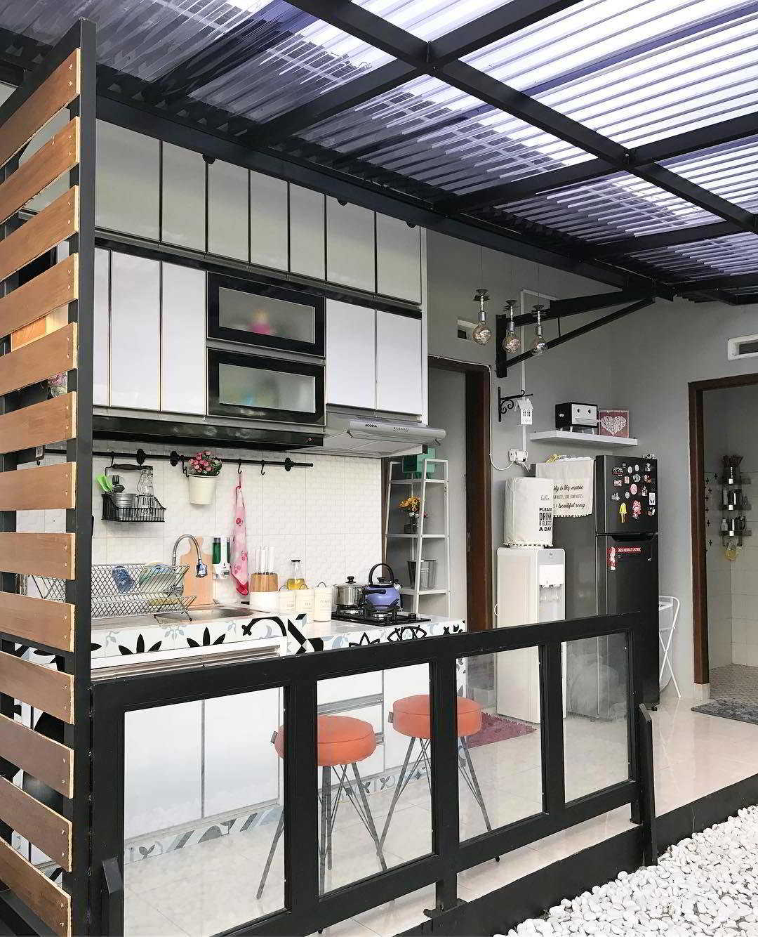 Desain Dapur Dan Taman | Wallpaper Dinding
