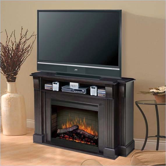 tv stand with fireplace lowes