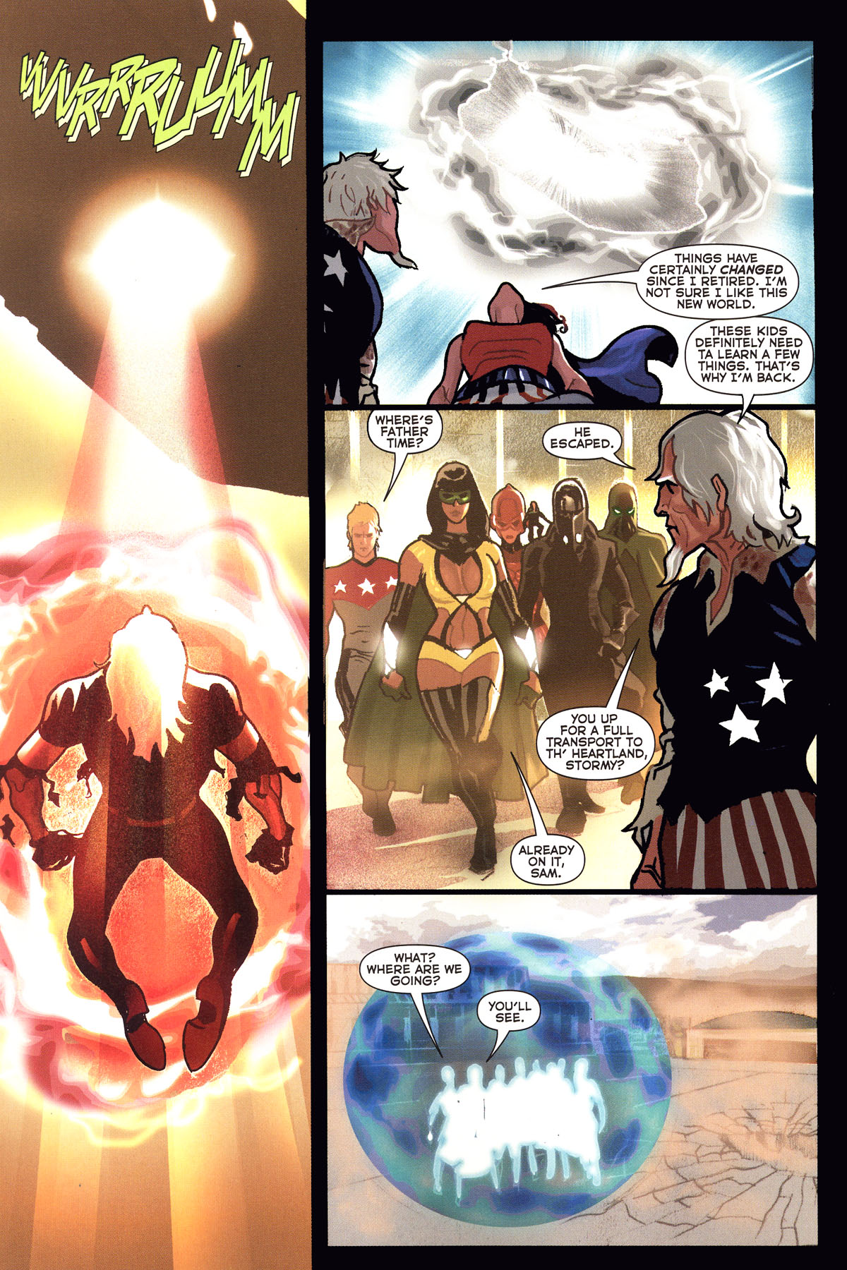 Read online Uncle Sam and the Freedom Fighters (2006) comic -  Issue #6 - 14