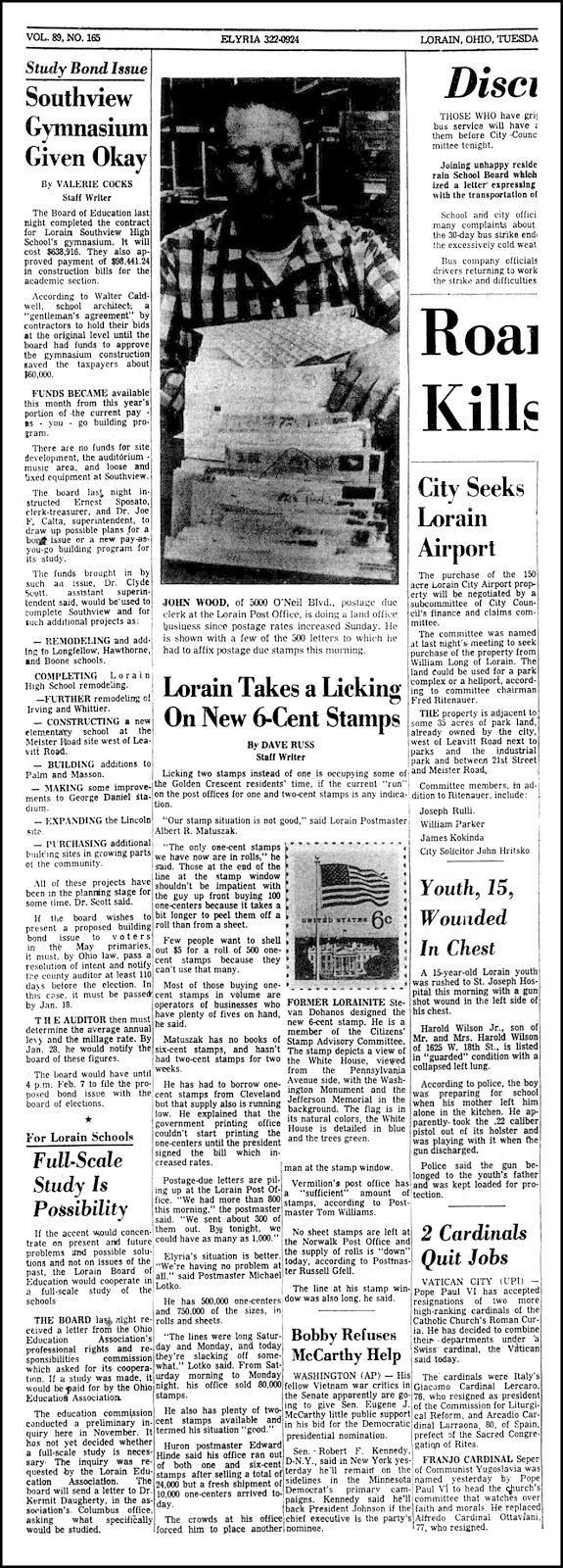 Brady's Bunch of Lorain County Nostalgia Run on the Lorain Post Office