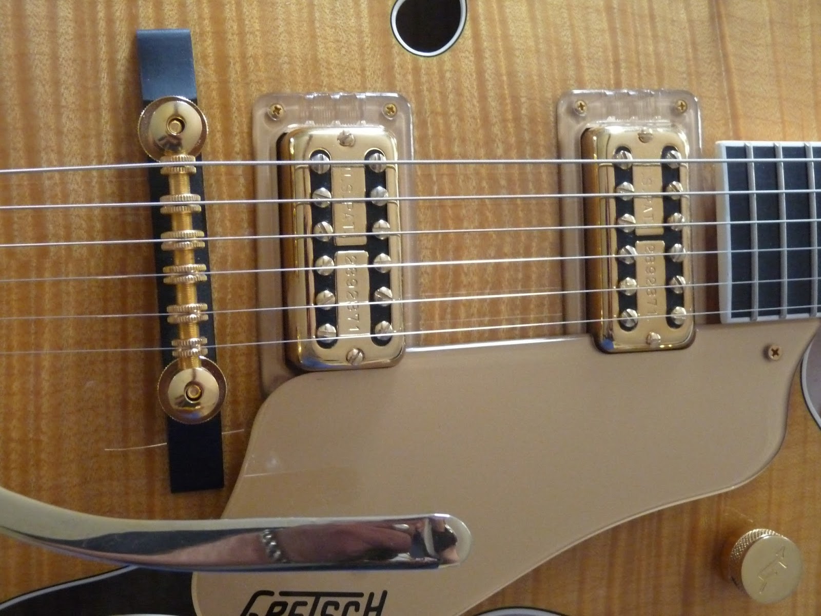 How It Is Guitar reviews for you Gretsch Space Control bridge on