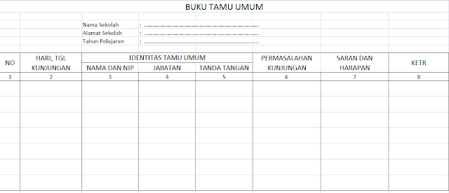  Keberadaan Buku Tamu memang penting gak penting Contoh Format Buku Tamu Sekolah Terbaru 2016