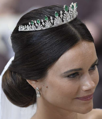 palmette tiara emerald diamond princess sofia sweden