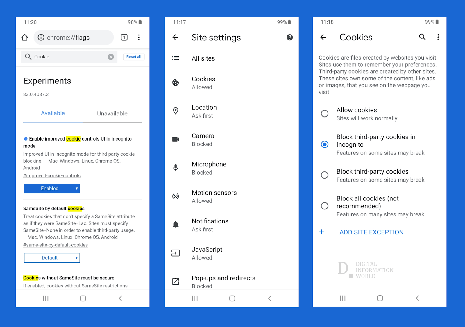 Strengthen Your Privacy With New Cookie Settings in Google Chrome