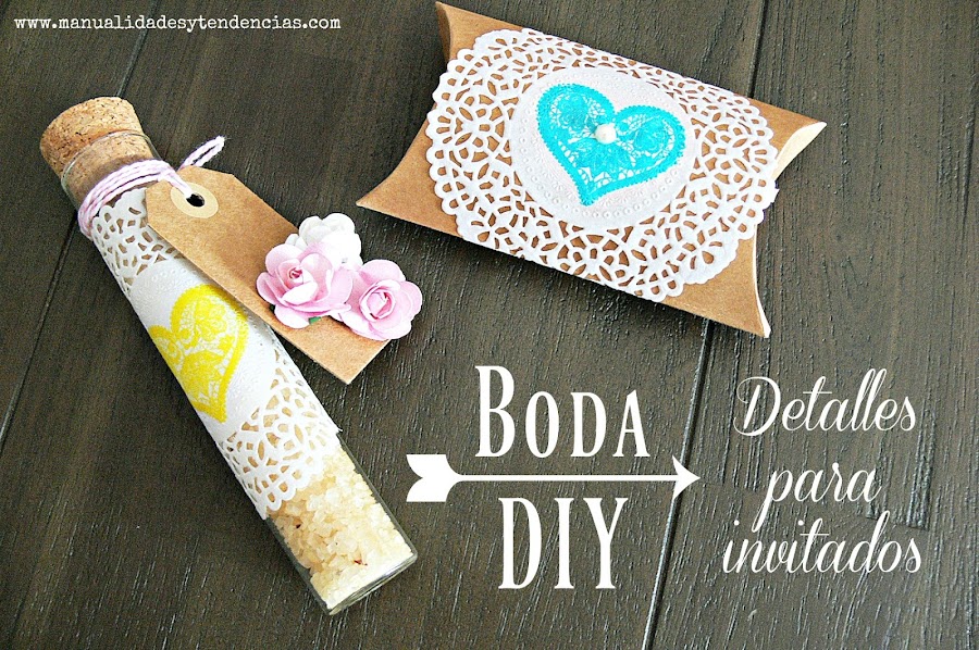 Packaging para regalos de boda para invitados