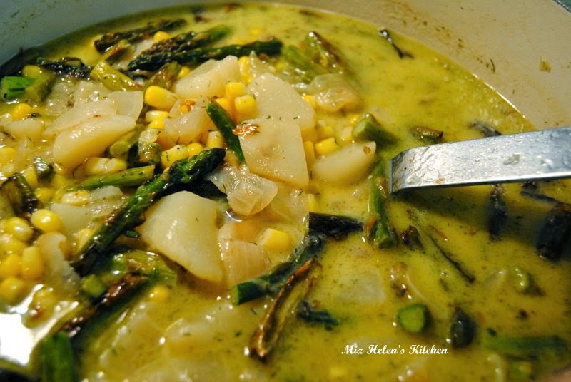 Roasted Asparagus Chowder