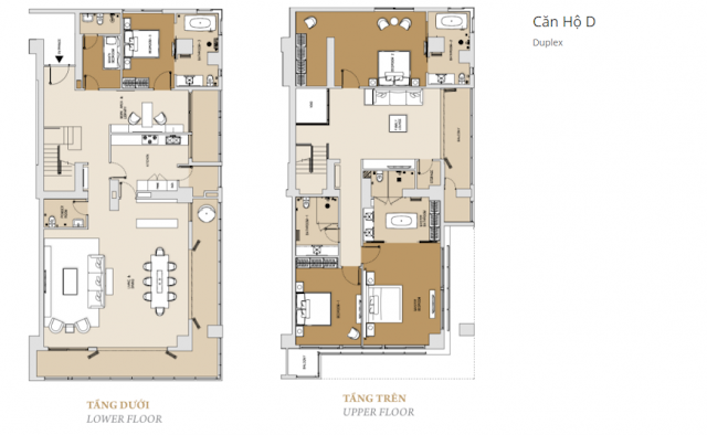 căn hộ duplex tháp Brilliant dự án căn hộ Đảo Kim Cương