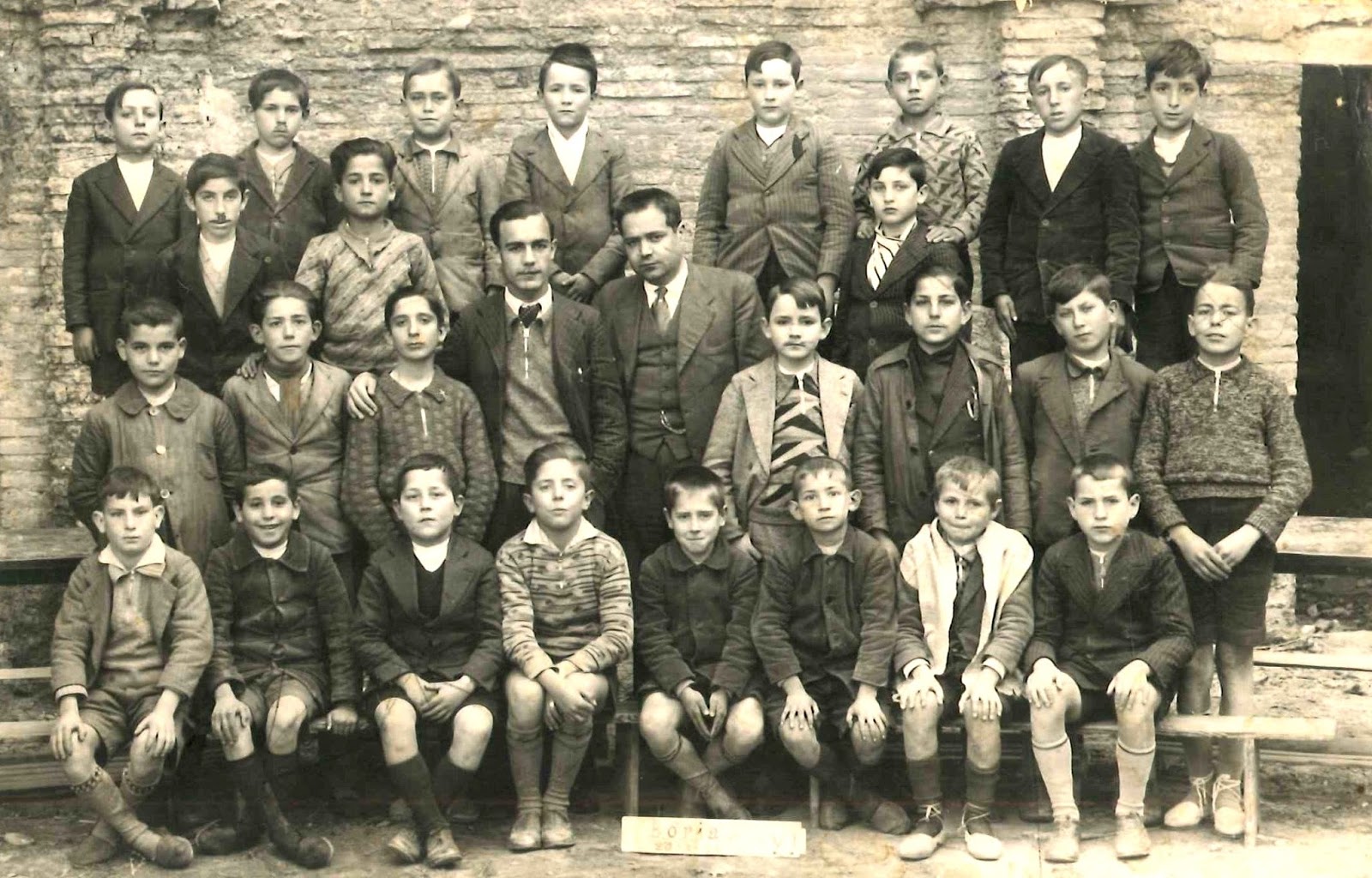 Centro de Estudios Borjanos: Antiguas fotos escolares de Borja