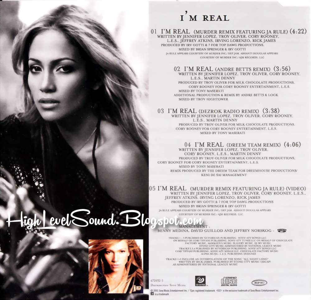 highest level of music: Jennifer Lopez Feat. Ja Rule - I'm Real-(UK_CD2