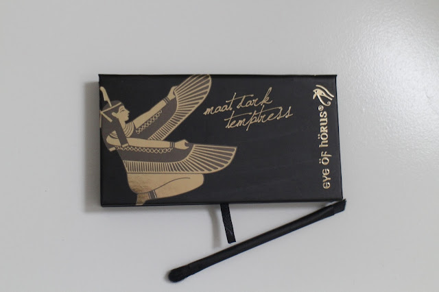 Eye of Horus eyeshadow palette, Eye of horus maat dark temptress palette swatches, Smokey eye palette
