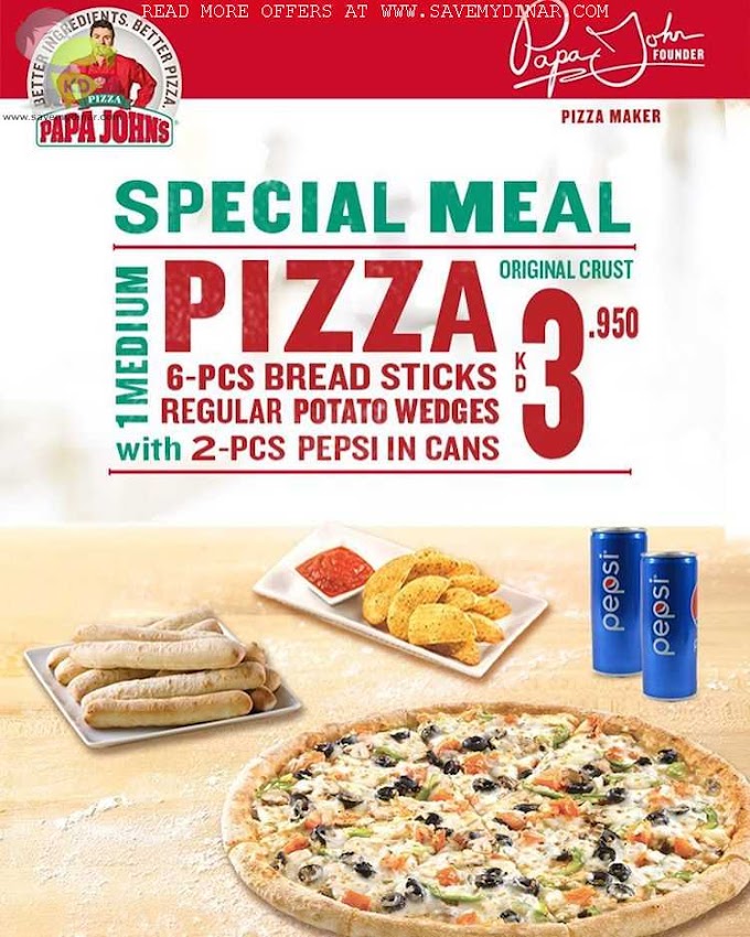 Papajohns Kuwait - Special Meal