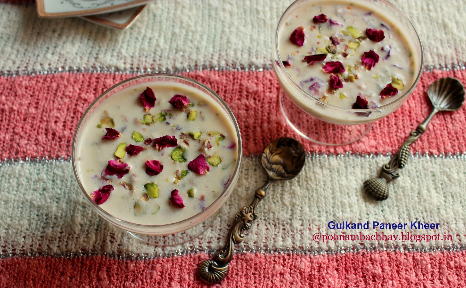 Annapurna Gulkand Paneer Kheer / Rose Petal Jam Flavored Cottage
