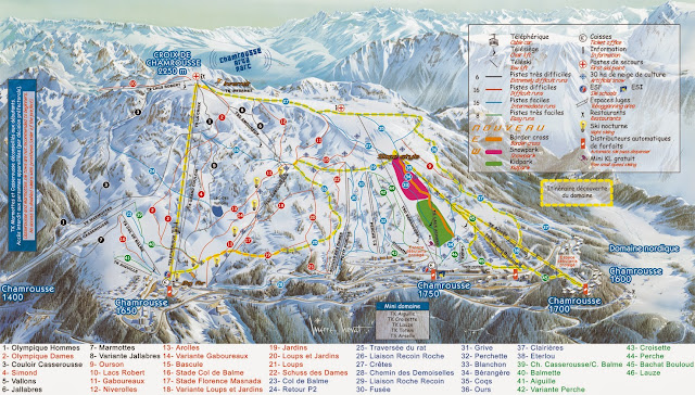 Domaine skiable Chamrousse Domaine skiable Chamrousse