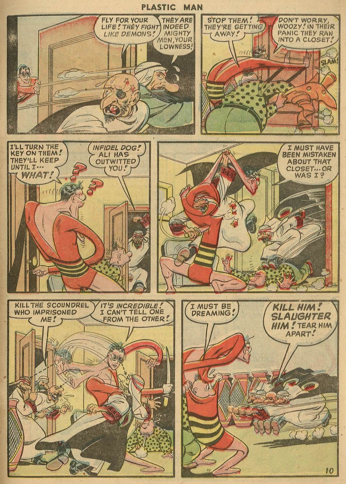 Read online Plastic Man (1943) comic -  Issue #16 - 46