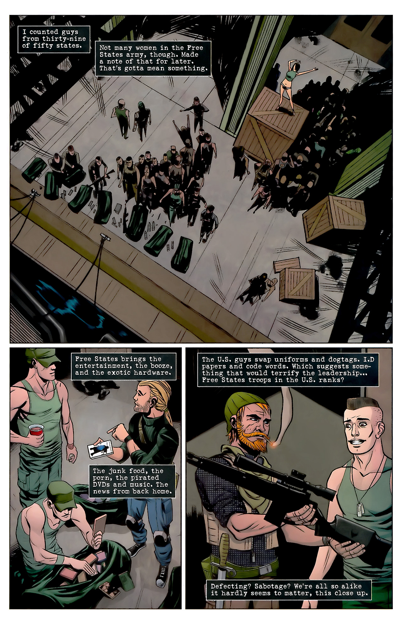 Read online DMZ (2006) comic -  Issue #35 - 15