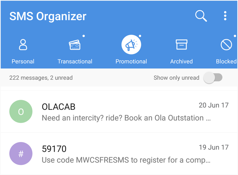 Technology for everyone Microsoft's SMS organizer, the "best SMS app