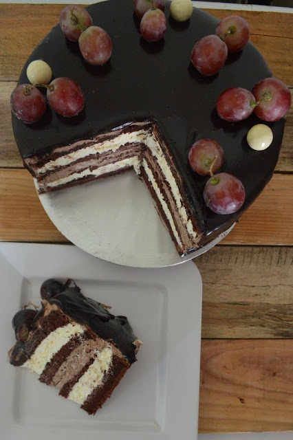 Dunia Dapur Kama Kek Indulgent Tanpa Gelatin