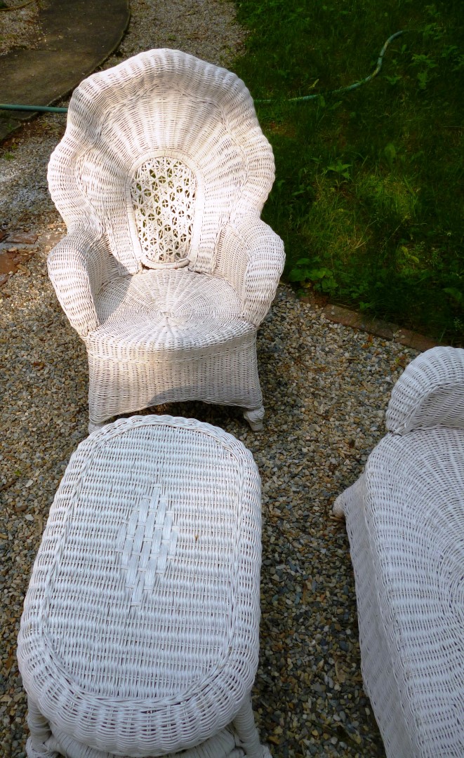 Writing Straight from the Heart Pintsized Children's Wicker Furniture Ensemble