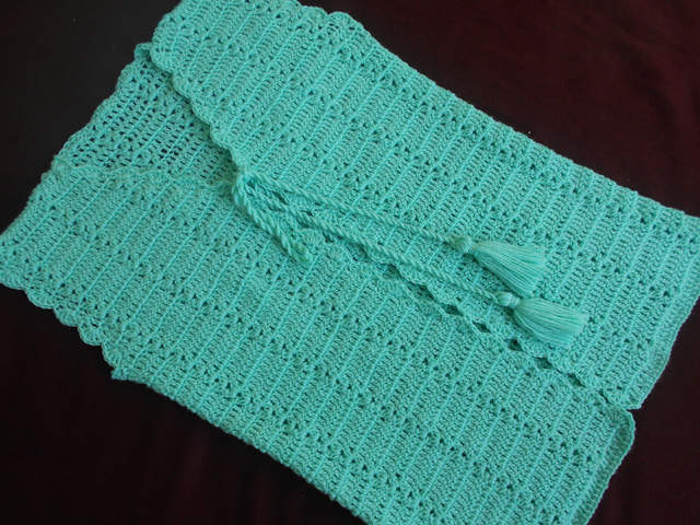 woolen crosia jacket